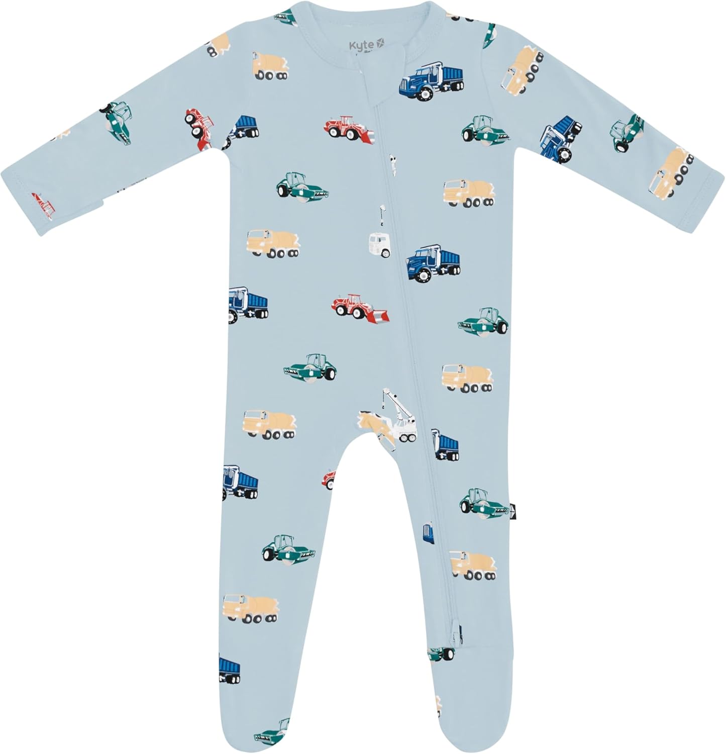 KYTE BABY Unisex Zipper Closure Footies for Infants 0-24 Months