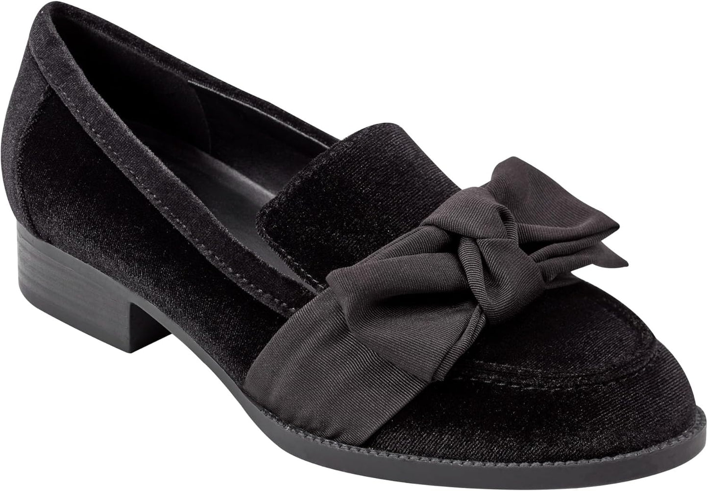 Bandolino Women's Lindio Loafer with Chic Bow Accent Style