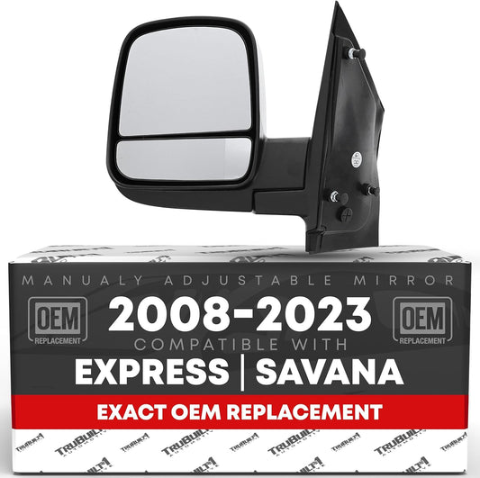 Driver Side Mirror for 2008-2015 Chevrolet Express & GMC Savana
