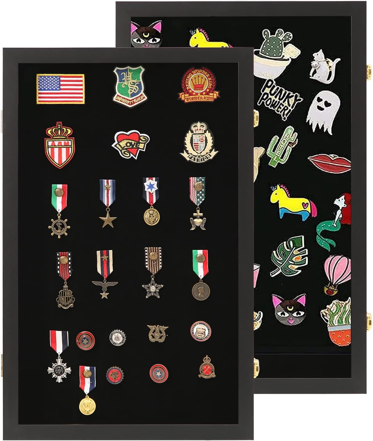 VERANI Pin Display Case for Collectibles with UV Protection