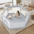Sturdy 65x65 Inch Hexagonal Baby Playpen - Indoor/Outdoor Safety