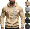 Mens Fleece Hoodies Thick Warm Active Fleece Lined Pullover - Cozy