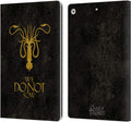 Game of Thrones Greyjoy Leather Wallet iPad 10.2 Case - Distressed