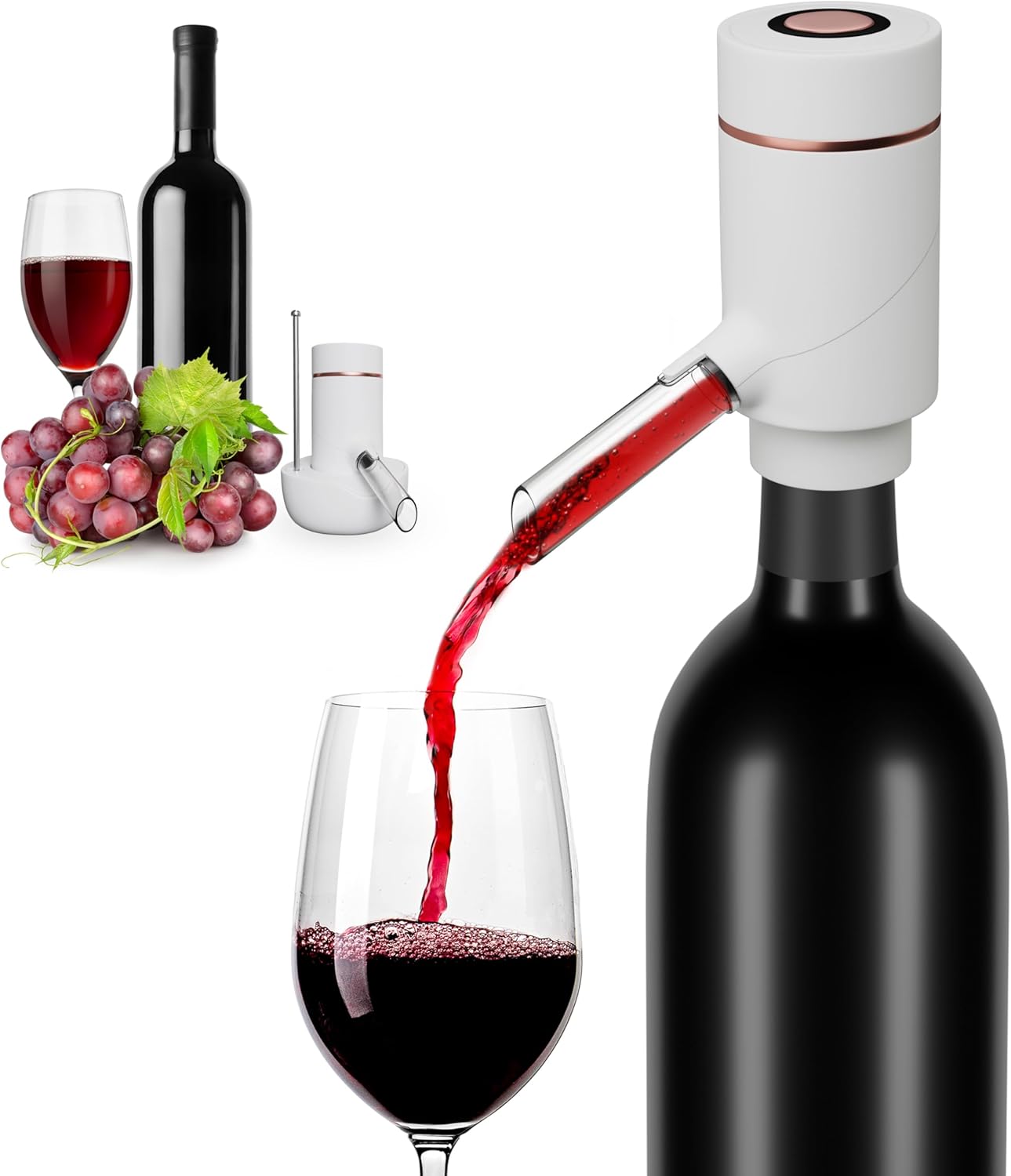 Electric Wine Dispenser and Aerator for Perfect Wine Enjoyment