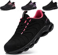 Steel Toe Shoes for Women Lightweight Comfortable Safety Sneakers up