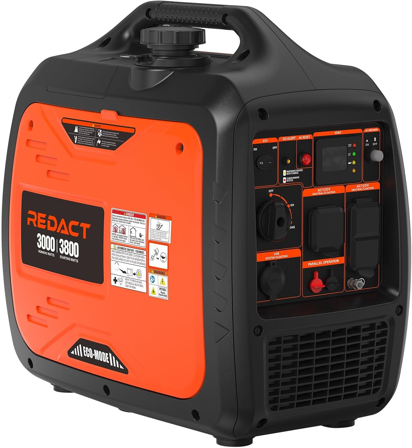 3800 Watts Portable Inverter Generator for Home and Camping