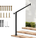 VIVOSUN Outdoor Handrail 31.5 x 39 in - Sturdy 2-Step Stair Railing