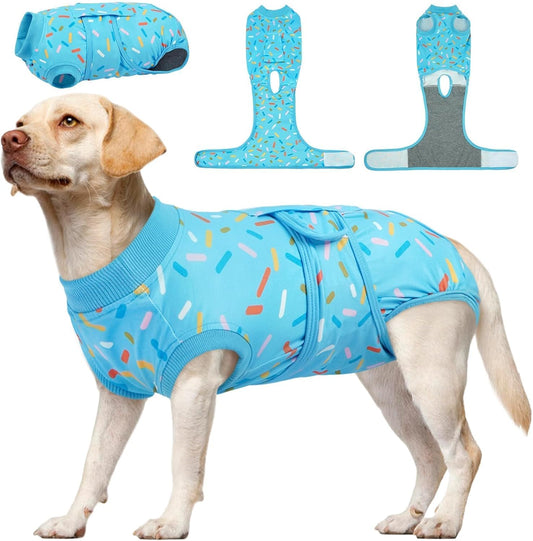 Kuoser Dog Surgery Suit for Recovery - Comfy Onesie for Pets