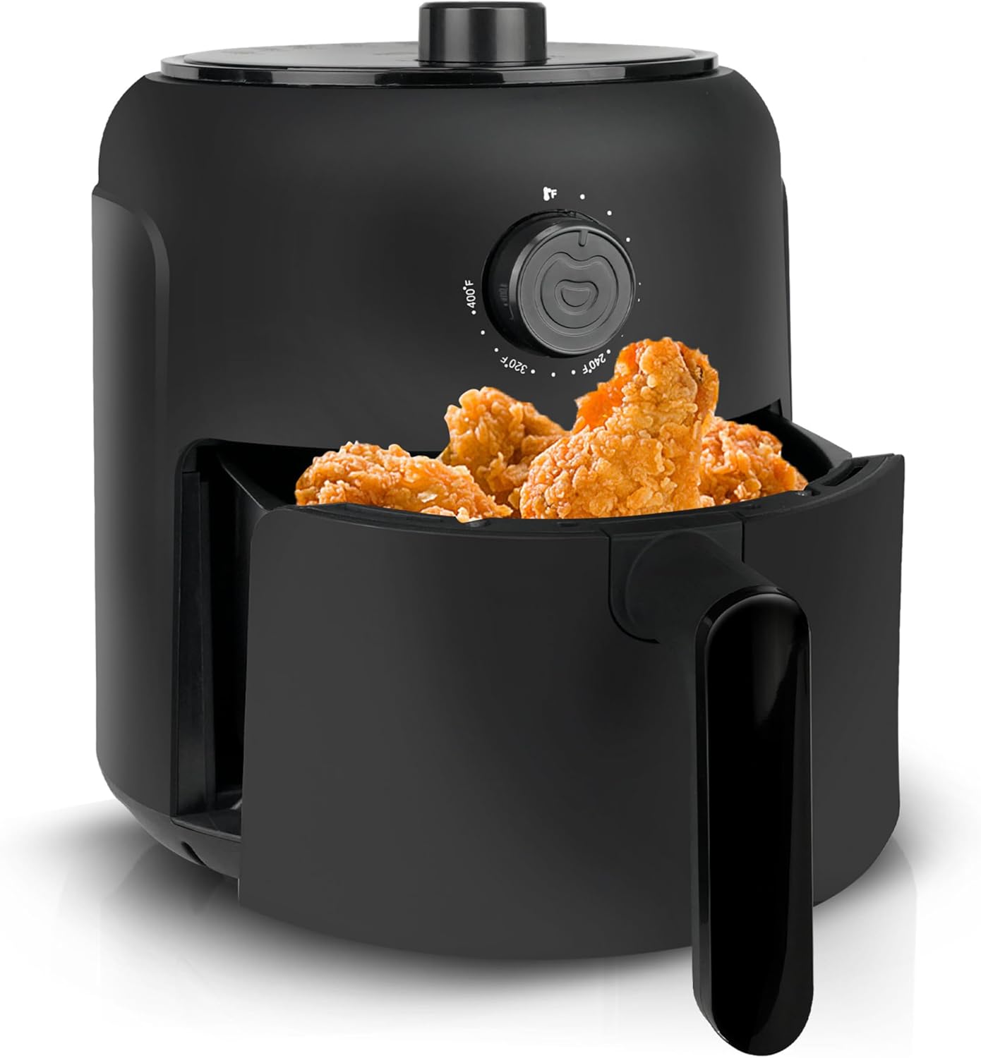 MIRASTON 2.6QT Mini Air Fryer - Fast Cooking & Easy Cleaning
