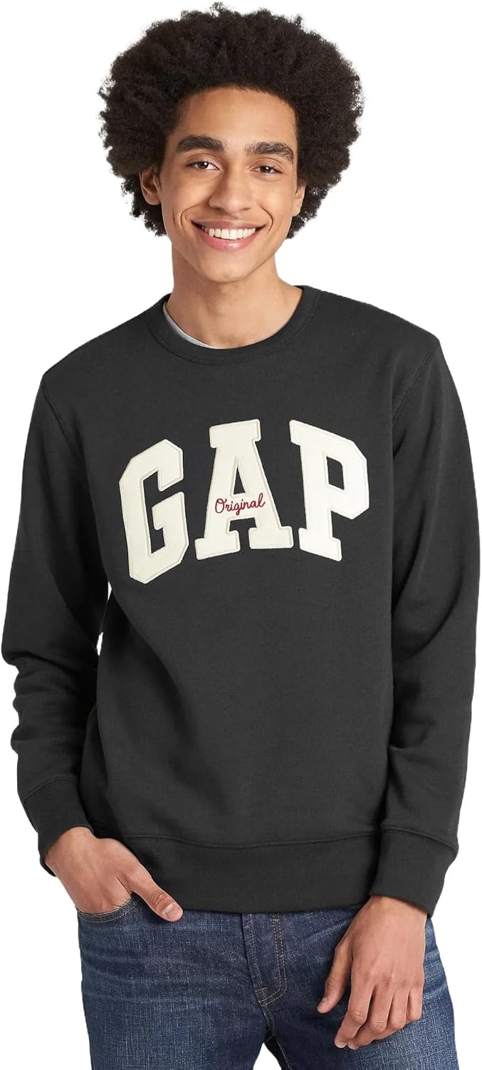 GAP Men's Logo Crew Neck: Classic Comfort