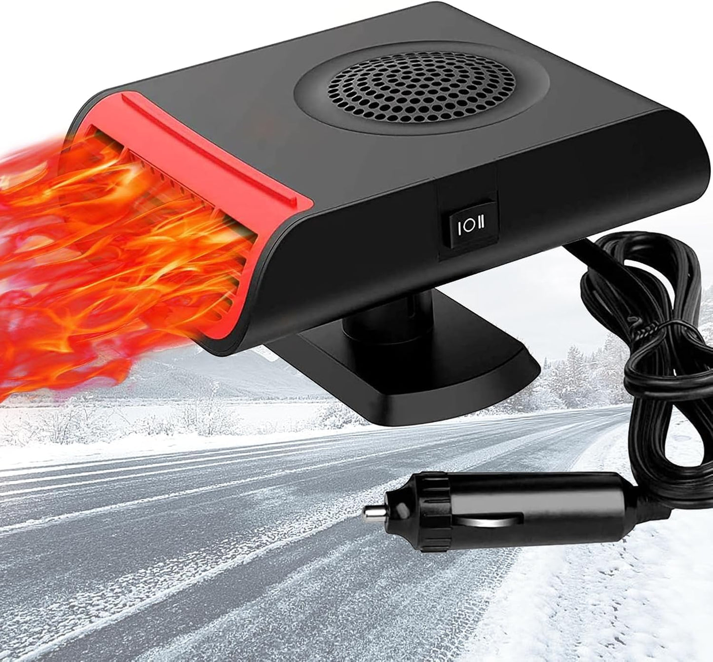 Stay Cozy on the Go with 12V Car Heater!