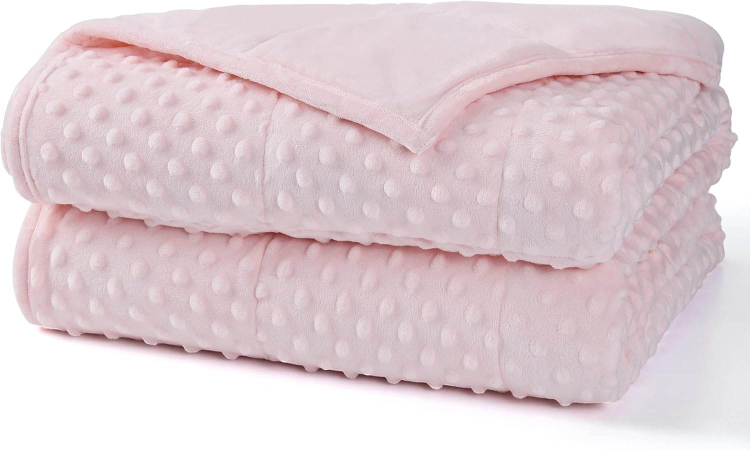 Alomidds Weighted Blanket for Adults - Comforting 20lbs Pink