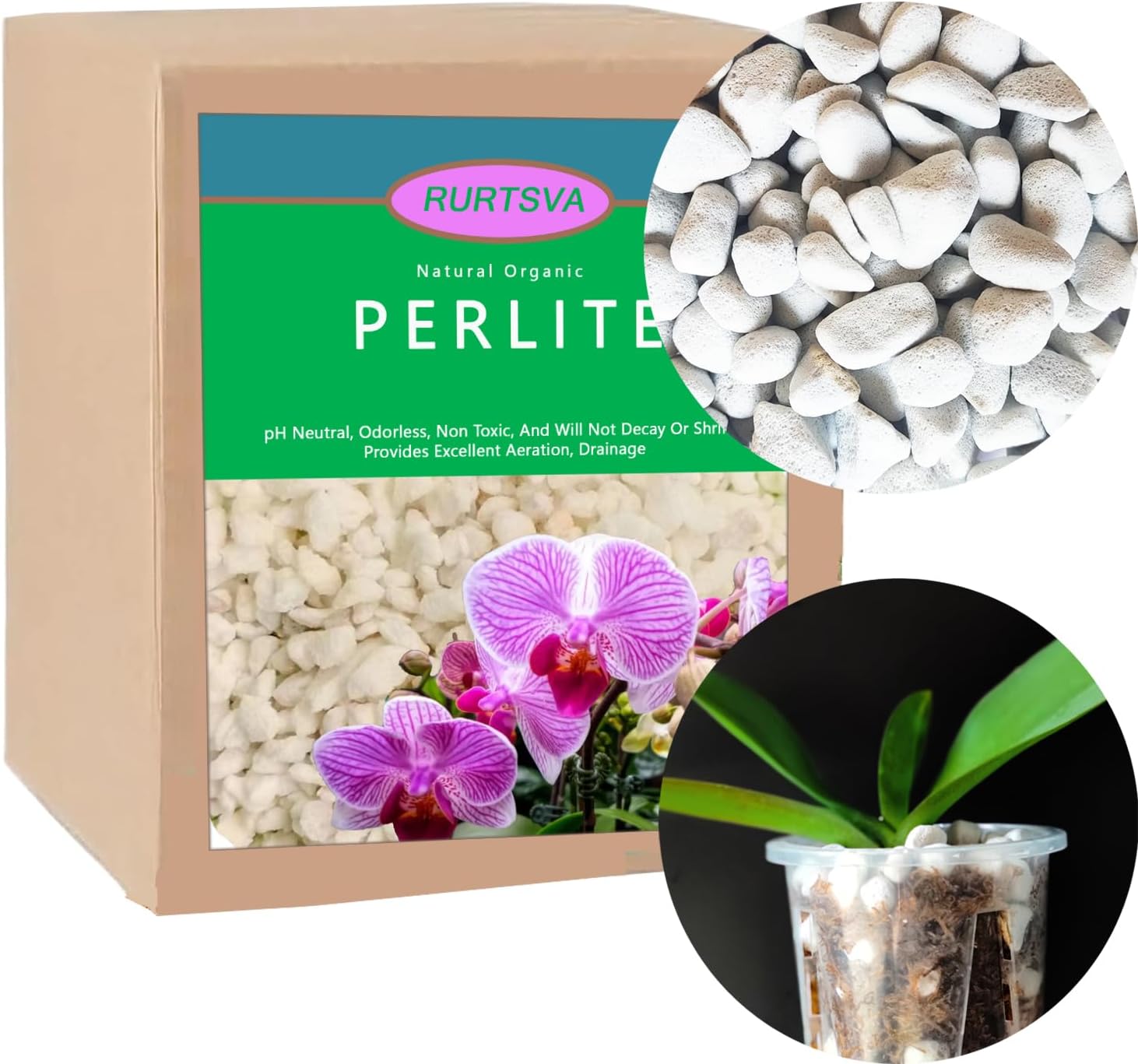 Natural Organic Chunky Perlite for Enhanced Plant Growth