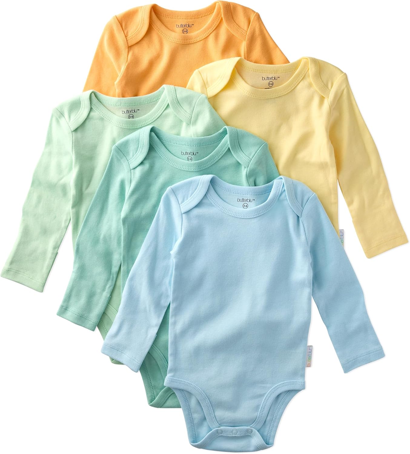 Blake 5-Pack Long Sleeve Bodysuits for Baby Boys & Girls