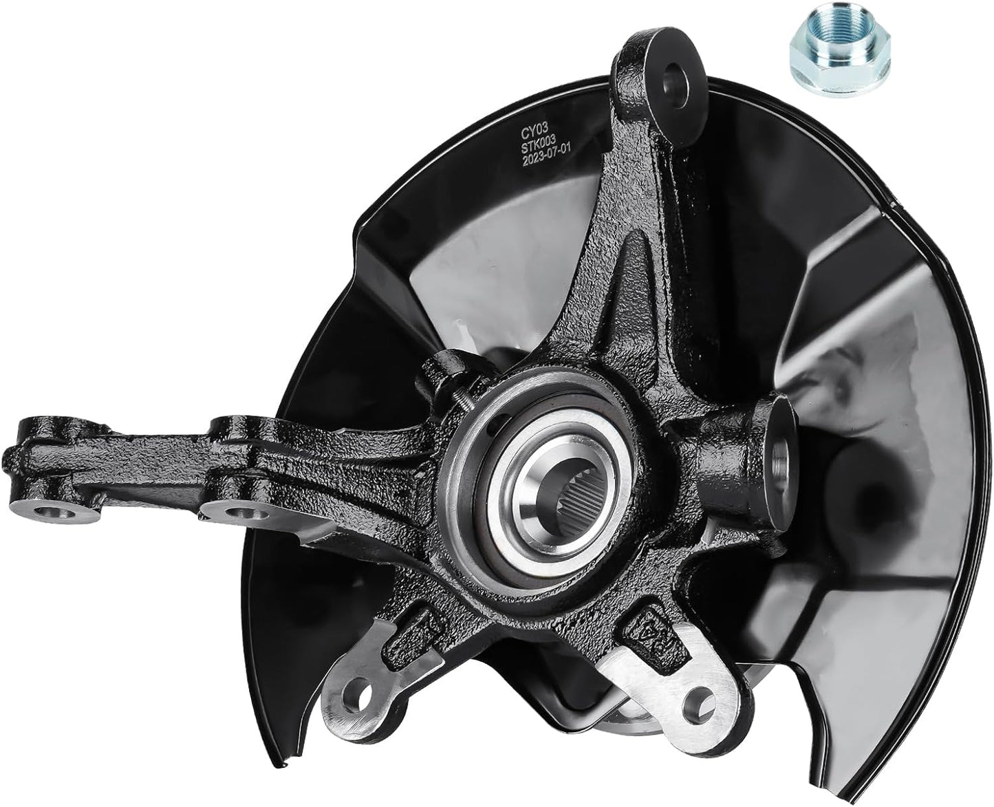 Front Right Steering Knuckle Wheel Bearing Hub Assembly for Honda