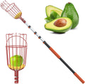 High Reach Fruit Picker Telescoping Pole 5-20 ft - Reach 26+ ft