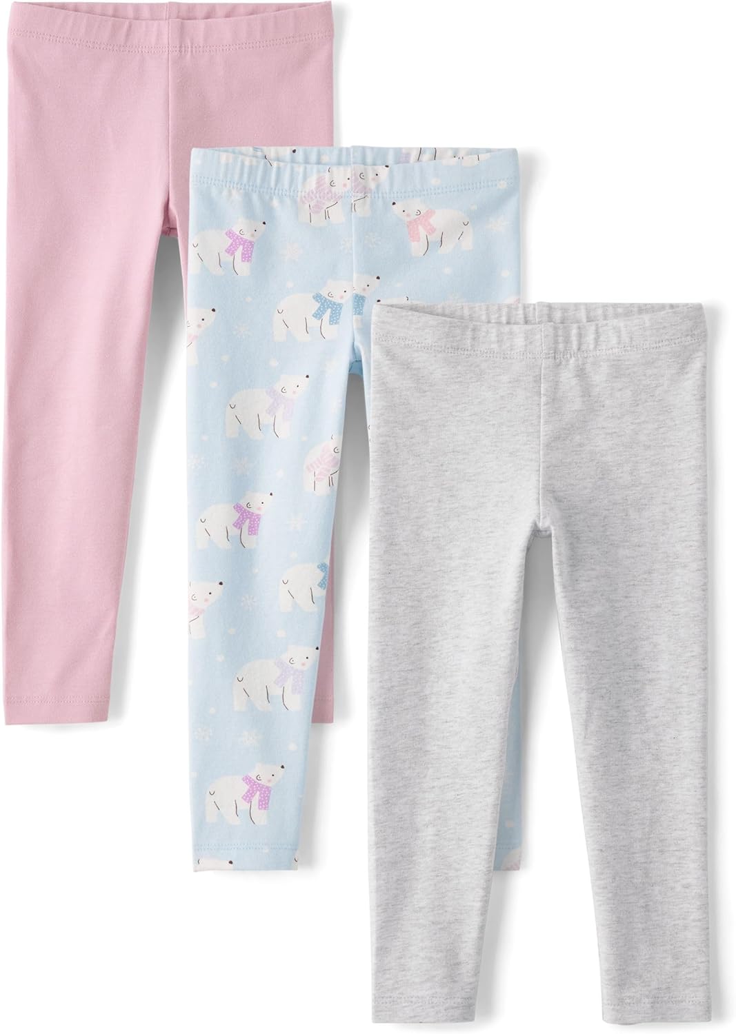 Baby-Girls and Toddler Printed Leggings Multipacks for Comfort
