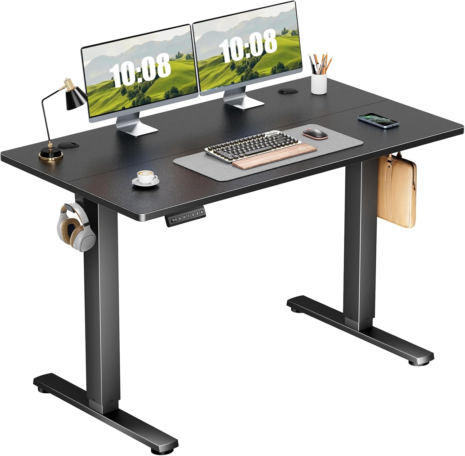Electric Adjustable Height Standing Desk for Home Office Use