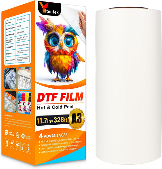 Yitentek DTF Transfer Film Roll for High-Quality Printing