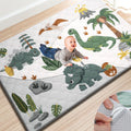 Premium Foam Baby Play Mat 74x50 - Thick, Machine Washable Cover