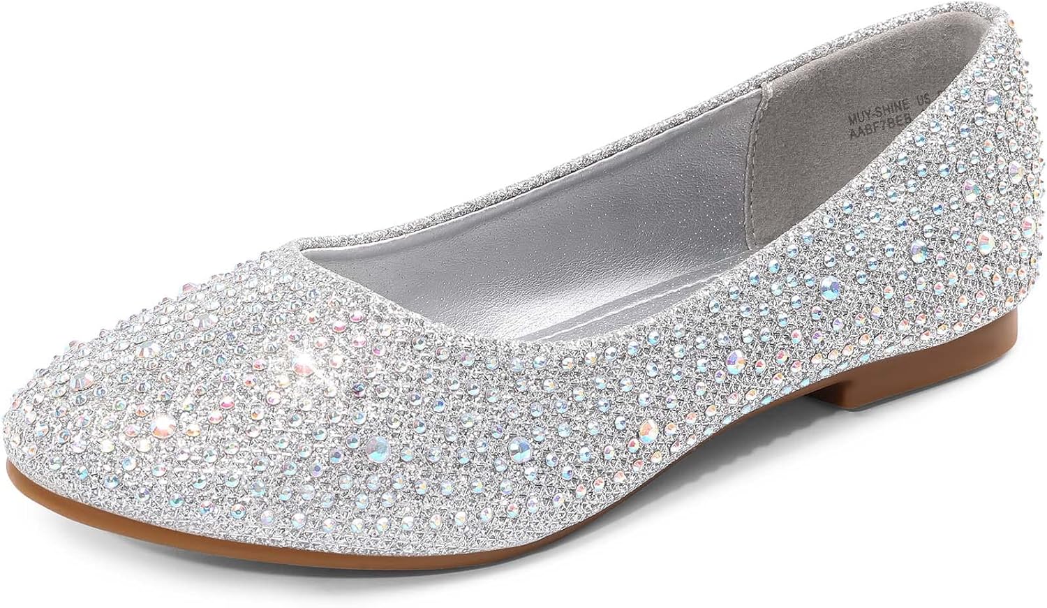 DREAM PAIRS Girls Dress Shoes Slip on Ballerina Flats for Parties