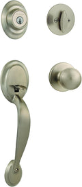 Kwikset Dakota Front Door Handleset and Deadbolt Set - Satin Nickel