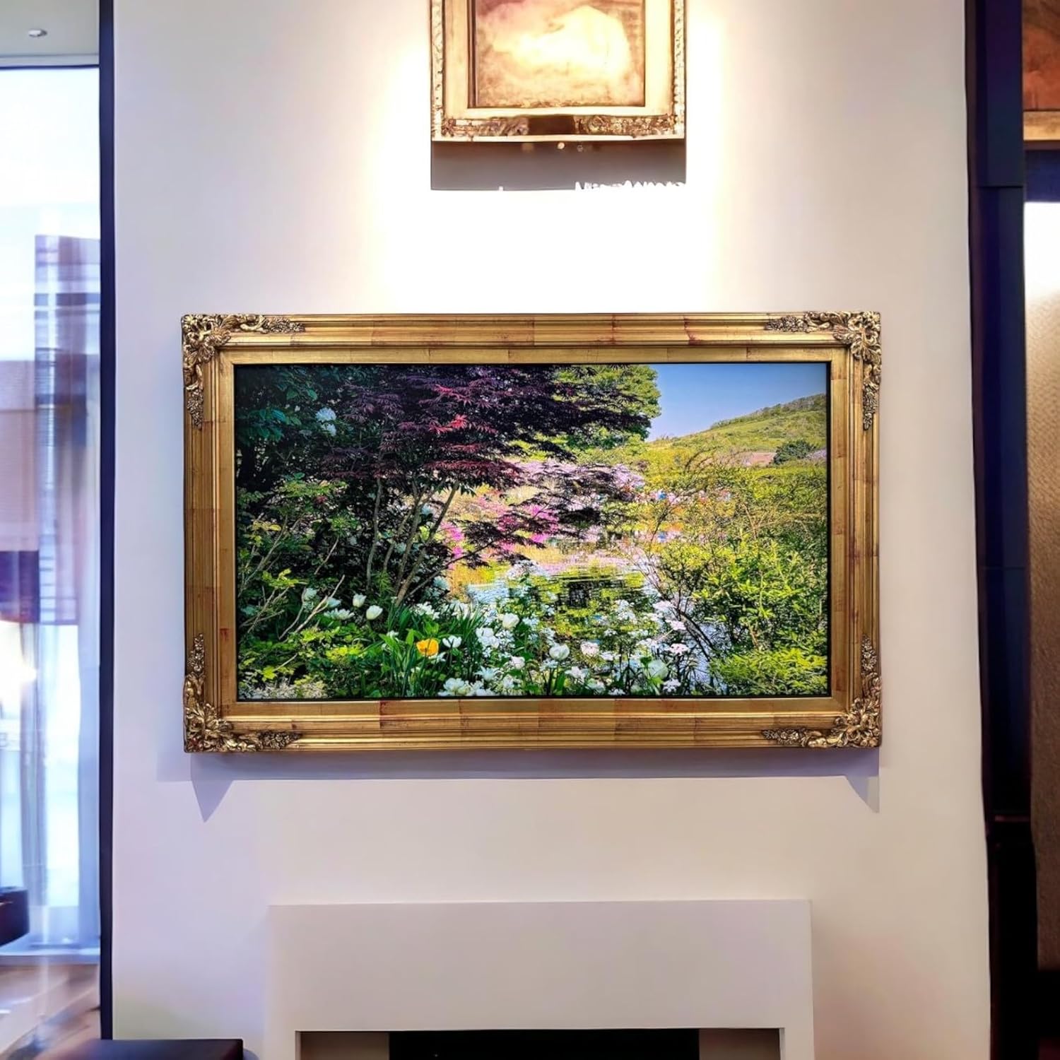 Handmade Antique Gold Leaf TV Frame - 43 Inch Samsung The Frame TV