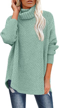 DOROSE Oversized Turtleneck Tunic Sweater - Cozy Everyday Layer Shoes