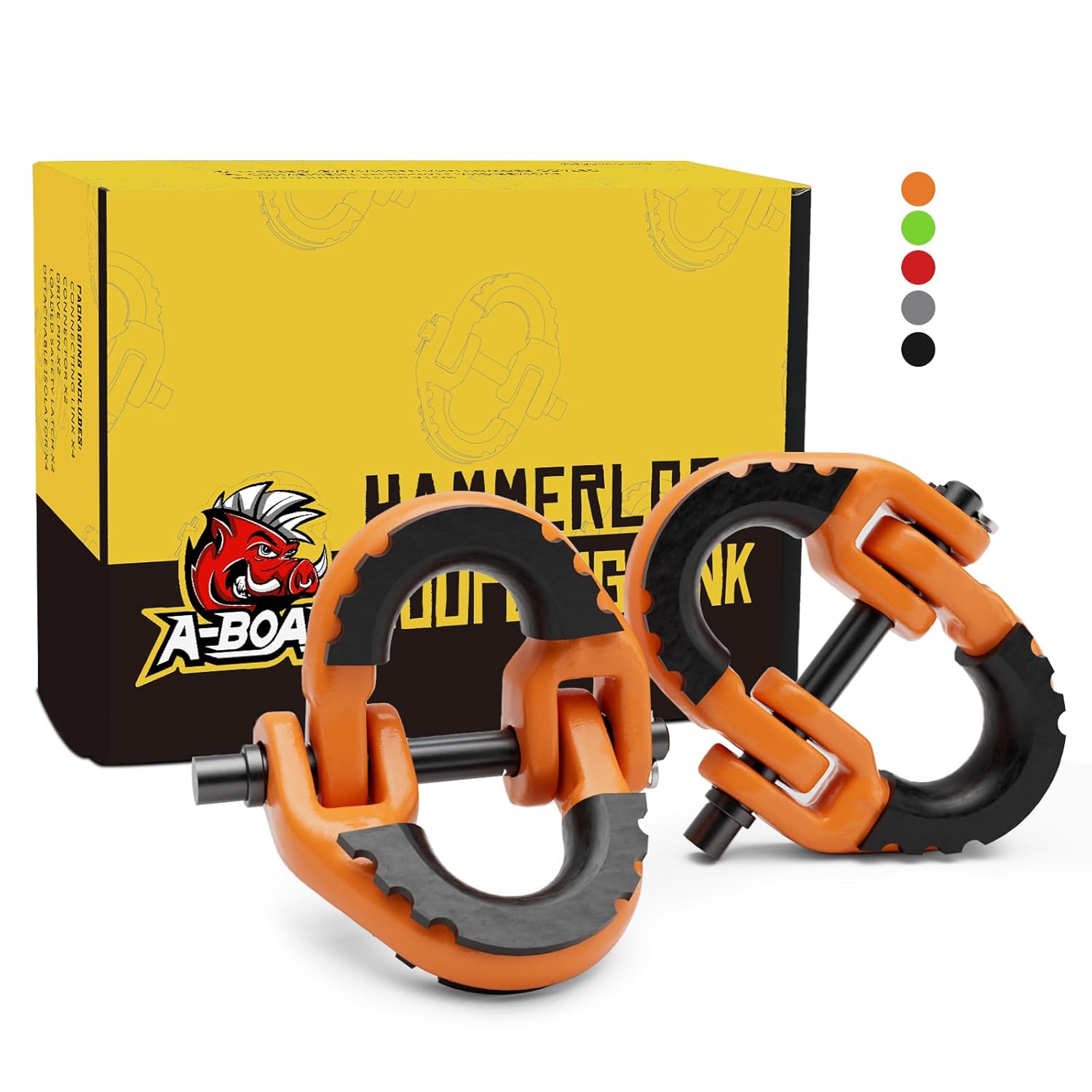 1/2 Safety Chain Connector Link, Hammerlock Coupling for Trailers
