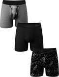 Shinesty Boxer Briefs for Men Pack of 3 - Ball Hammock Support Pouch