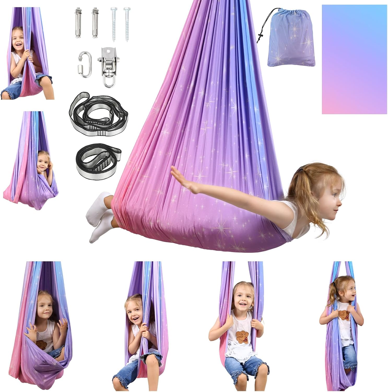 Sensory Swing for Kids & Adults - Indoor & Outdoor Therapy Swing
