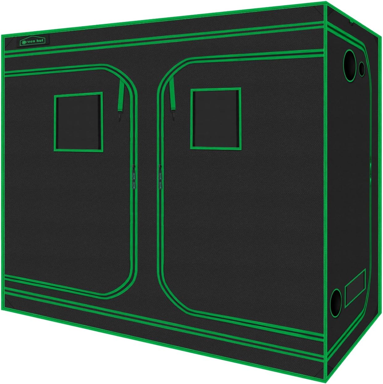 Green Hut 96x48x78 Grow Tent - Observation Window, Tool Bag, Ideal for Indoor Plant Growing!