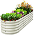 Oval 8x2x1.5 ft Galvanized Raised Garden Bed Kit - Easy Access