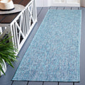 SAFAVIEH Courtyard Runner Rug 2ft3ft x 8ft - Durable Indoor/Outdoor