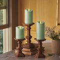 Flameless LED Flickering Battery Candle Set of 3 for Cozy Glow