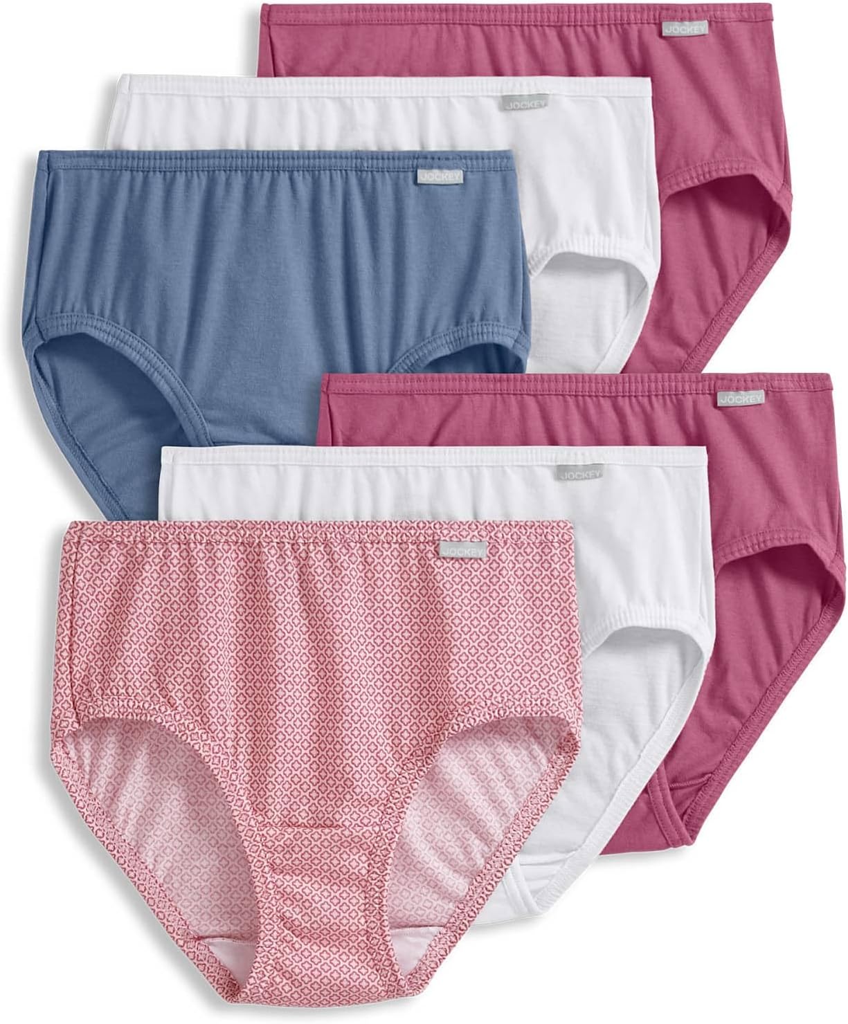 Jockey Women's Plus Size Elance Hipster 6 Pack for Comfort