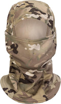 Camo Military Warm Balaclava for Winter Outdoors - Windproof, Thick
