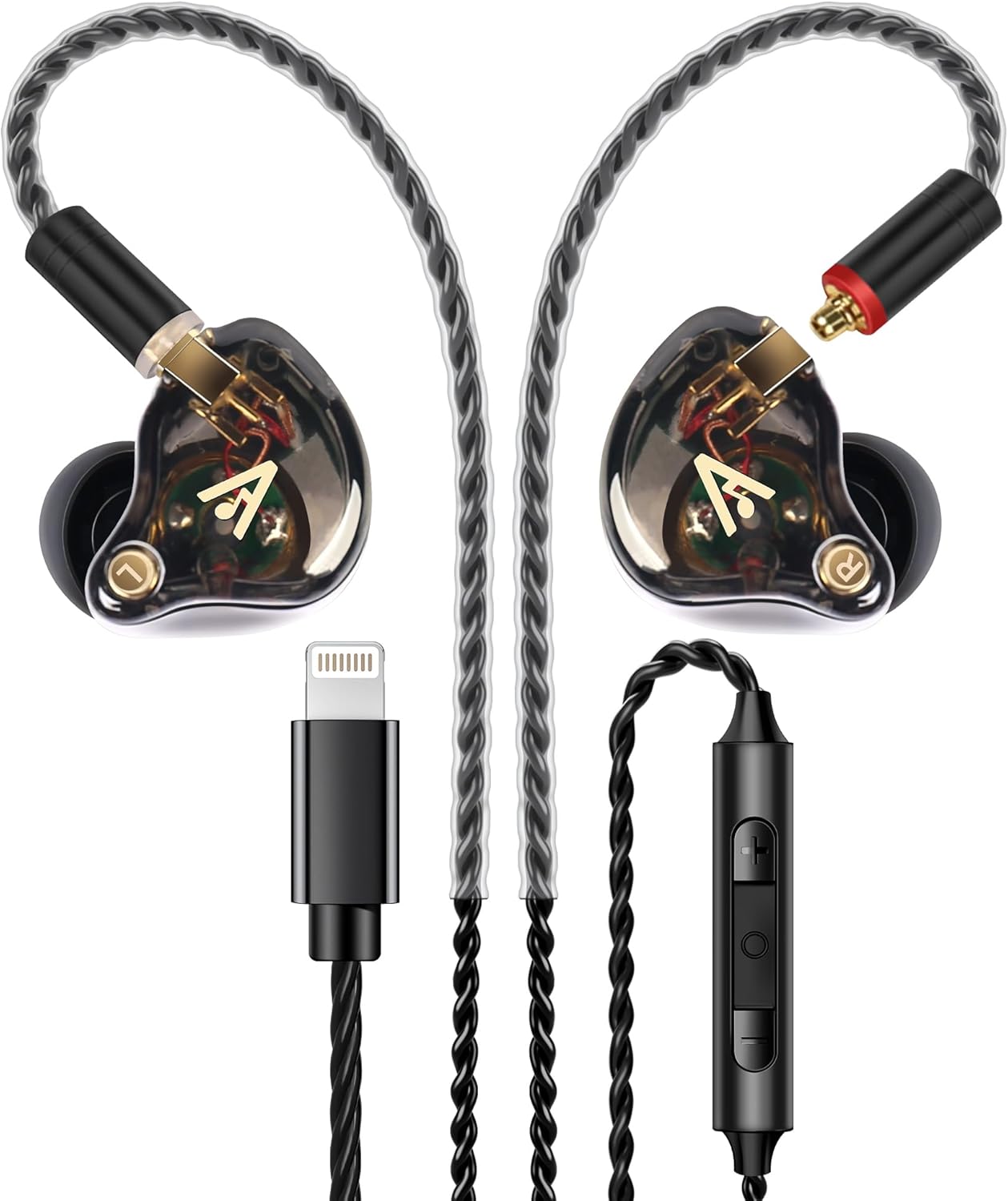 HiFi Wired Earbuds - Clear Sound, Deep Bass - iPhone Compatible