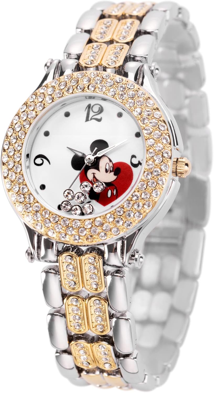 Disney CZ Stone Bracelet Watch - Sparkling Elegance