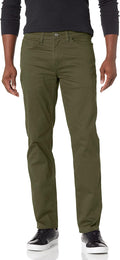 Mens Straight Fit Jean Cut All Seasons Tech Pants - Khaki