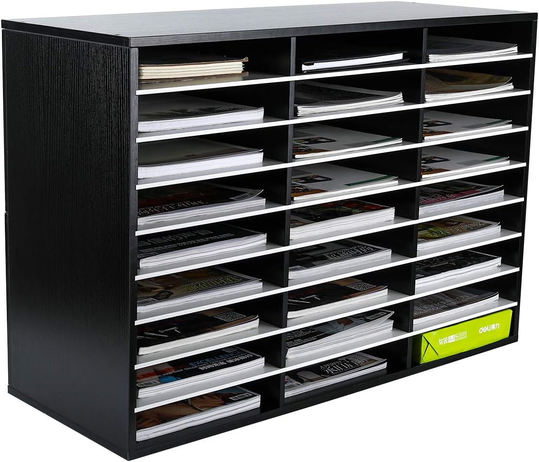 PAG Mail Sorter Organizer with 27 Compartments for Efficient Use