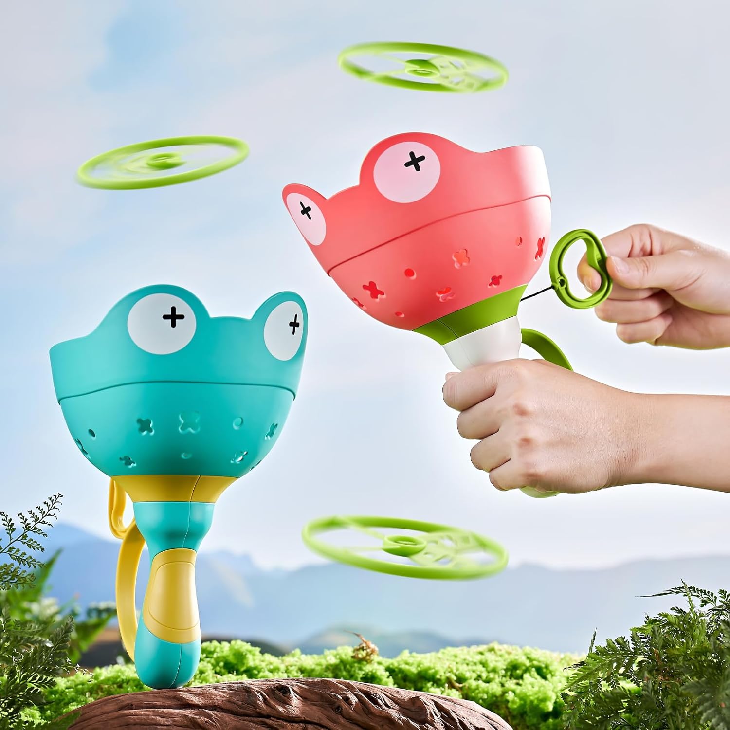 Kid-Friendly Disc Launcher for Outdoor Fun