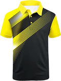 Mens Golf Shirt Moisture Wicking Performance Sport Polo - Breathable