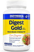 Digest Gold + ATPro Maximum Strength Digestive Enzyme - Bloat Relief