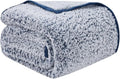 Soft Sherpa Fleece Blanket Reversible Plush Large Throw - Lightweight