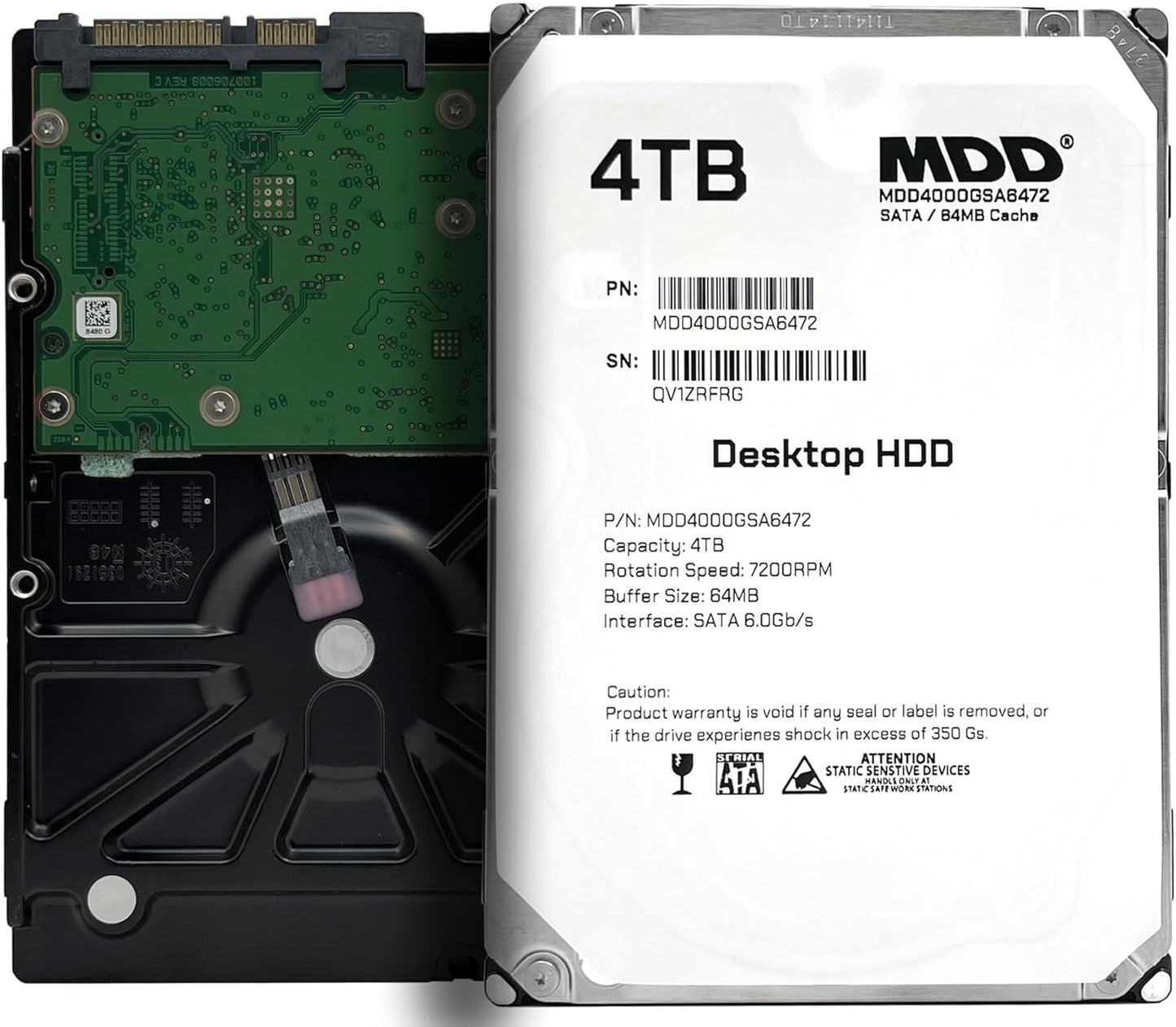 High-Capacity Desktop Hard Drive | 4TB SATA 6.0Gb/s
