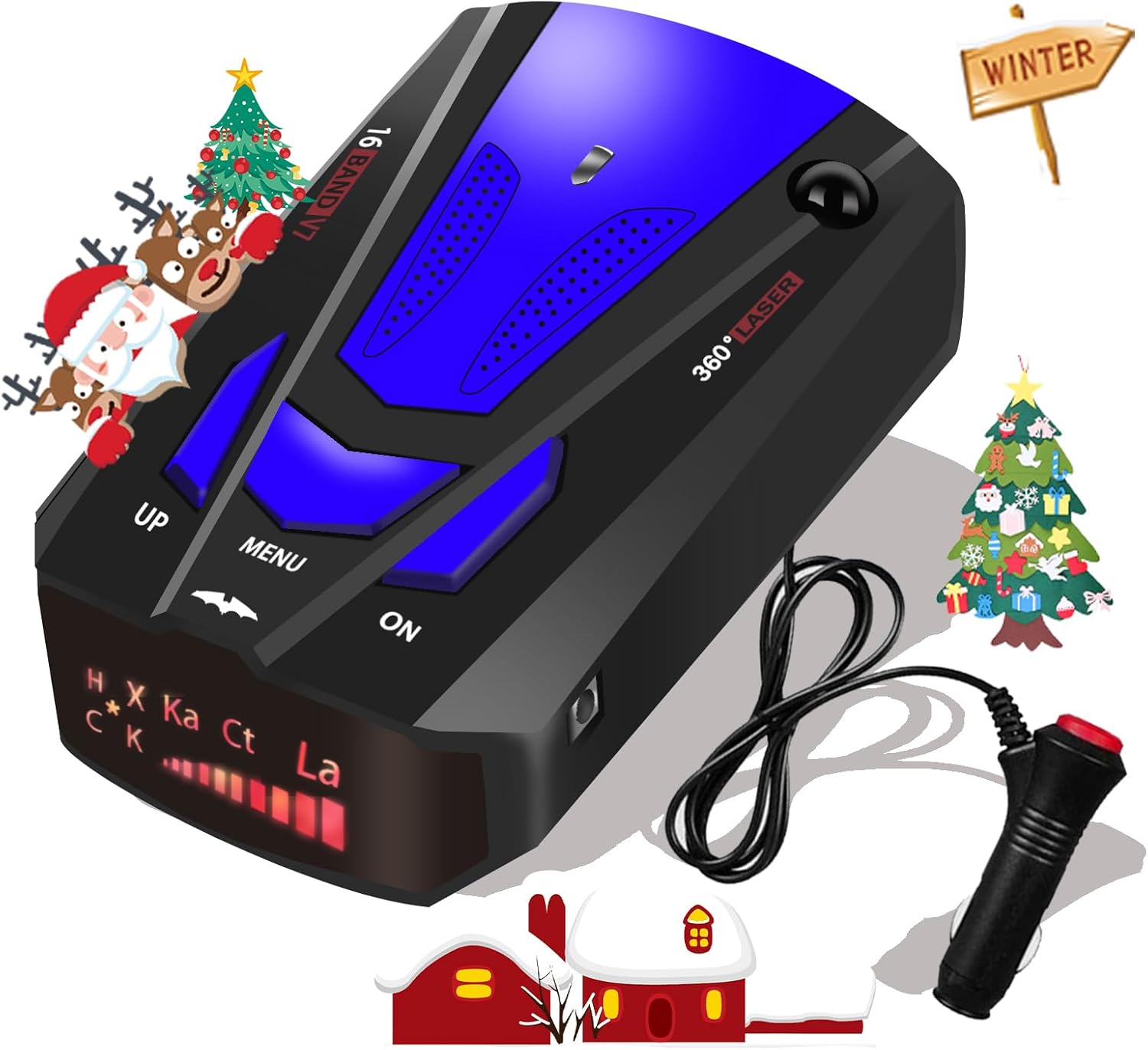 2026 Newly Driving Aids Radar Detector with Long Range Tracking
