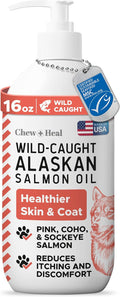 Pure Wild Alaskan Salmon Oil for Dogs by Chew + Heal Labs