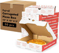 Karat Pizza Boxes 10 in x 10 in 50 Pack - Grease-Resistant, Ventilated