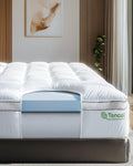 ViscoSoft 3 Inch Pillow Top Memory Foam Mattress Topper Queen